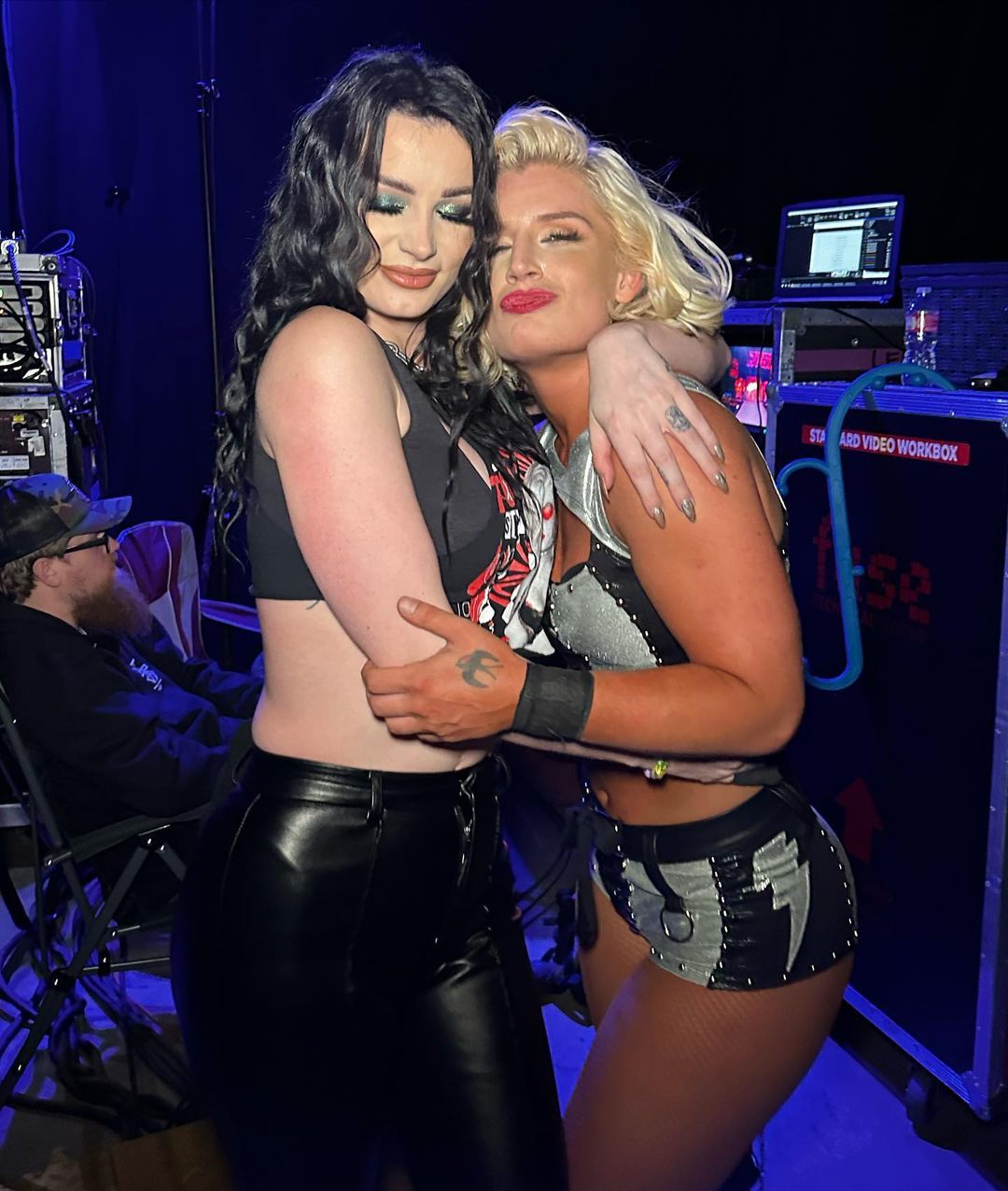 Toni Storm Saraya Find Out And Something Bad Happens Image Chest