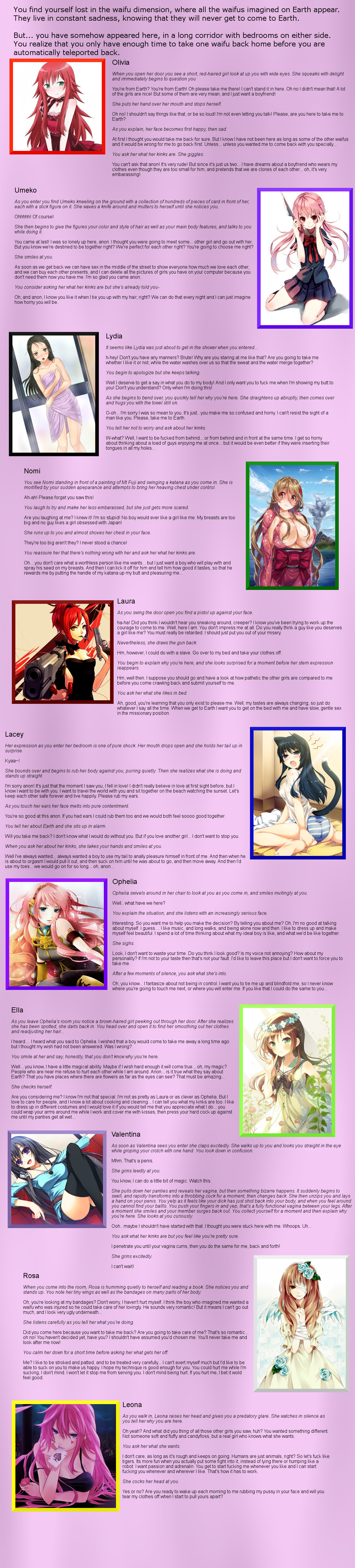 Choose A Waifu CYOA Image Chest Free Image Hosting And Sharing Made