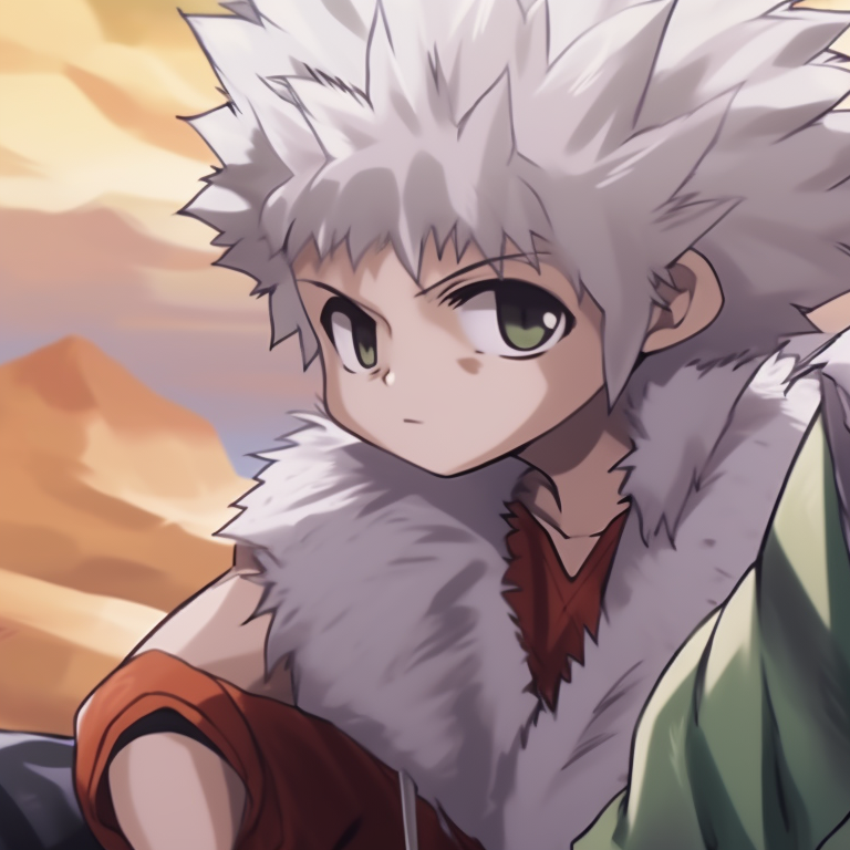 Joyful Duo Anime Gon And Killua Matching Pfp Left Side Image Chest