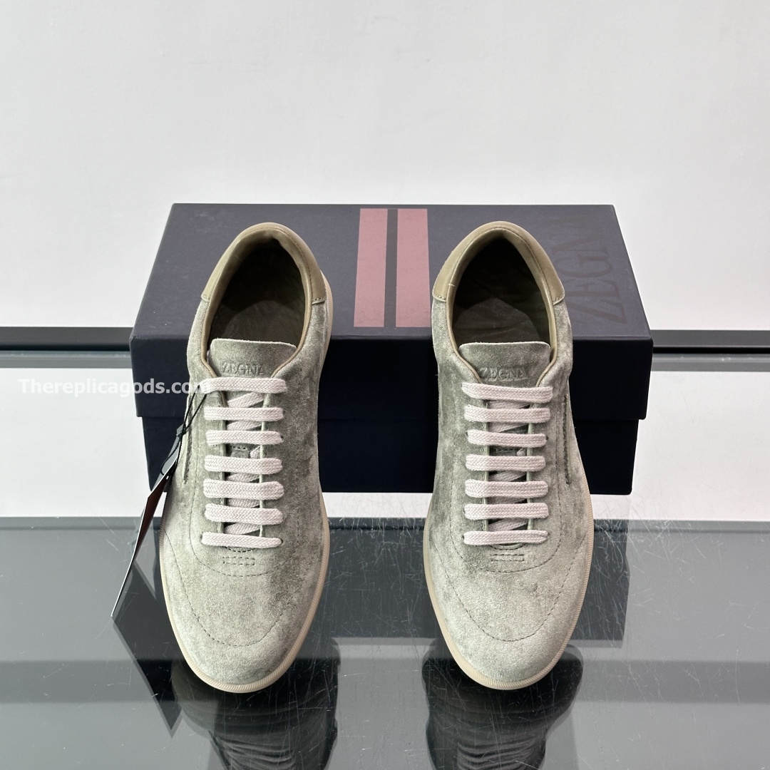 232 SUEDE SNEAKERS KHAKI LEATHER