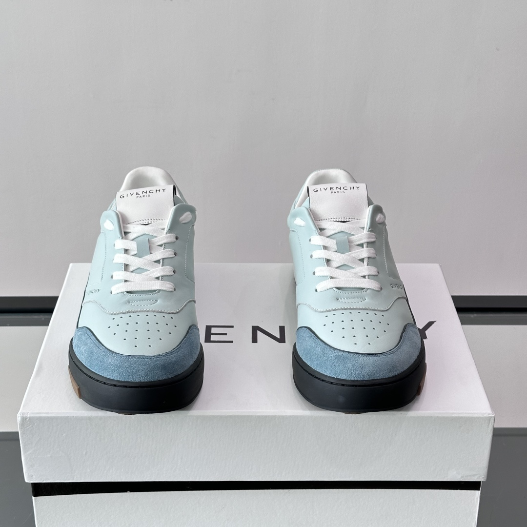 YARD SNEAKERS LIGHT BLUE LEATHER - GVC159