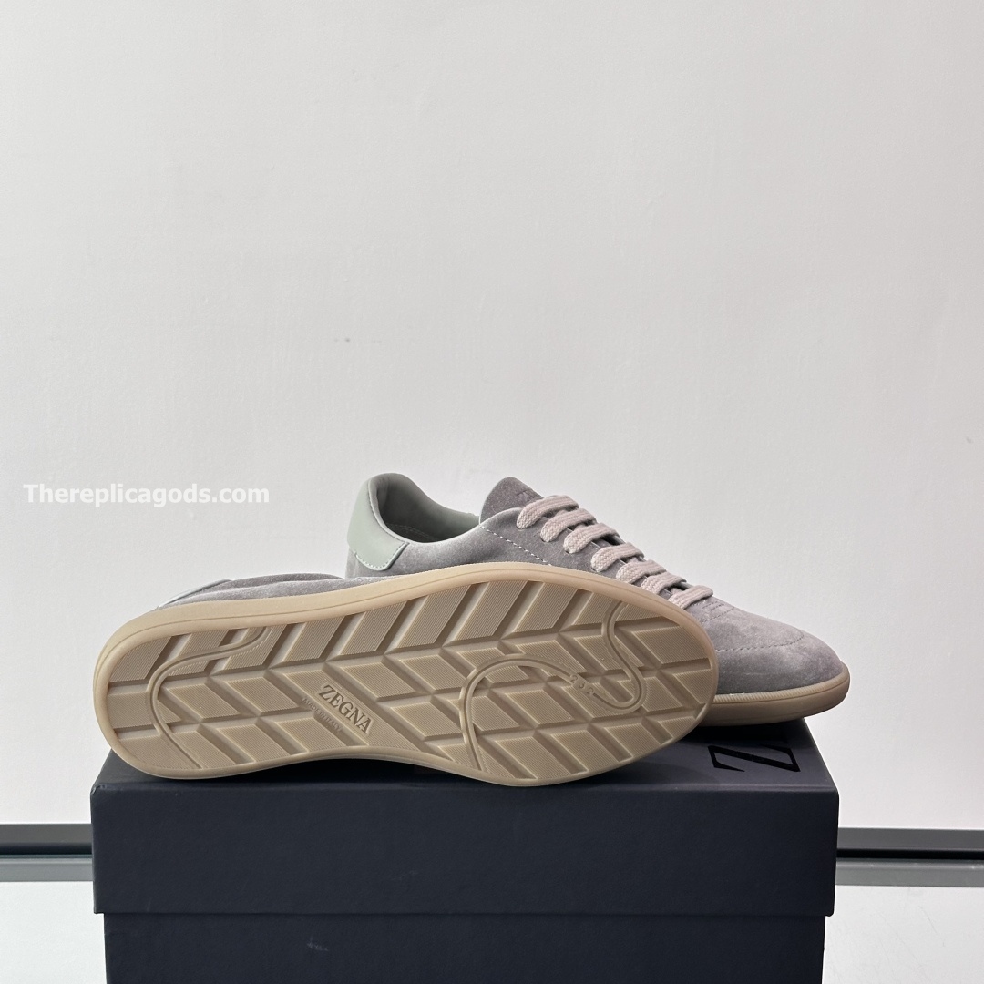 232 SUEDE SNEAKERS GREY LEATHER