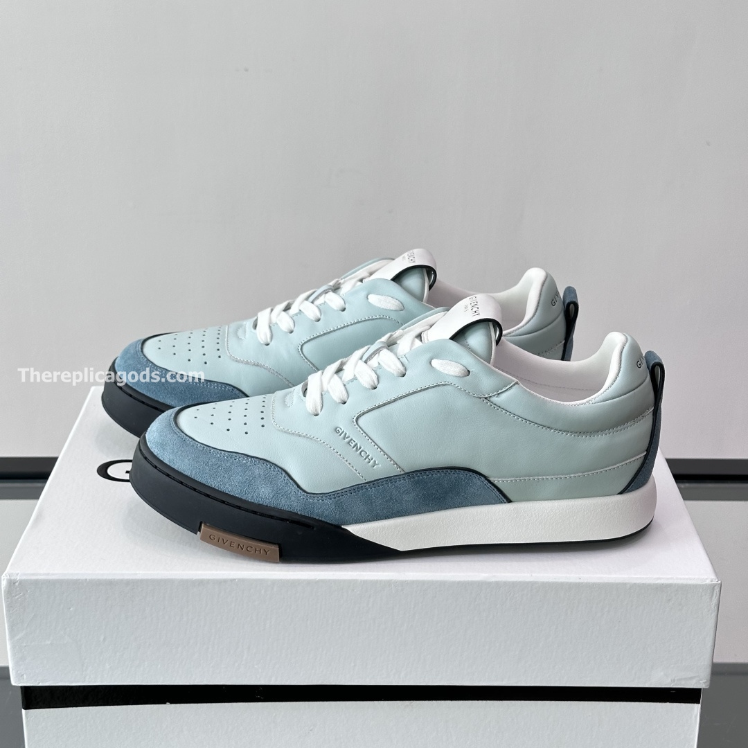 YARD SNEAKERS LIGHT BLUE LEATHER - GVC159