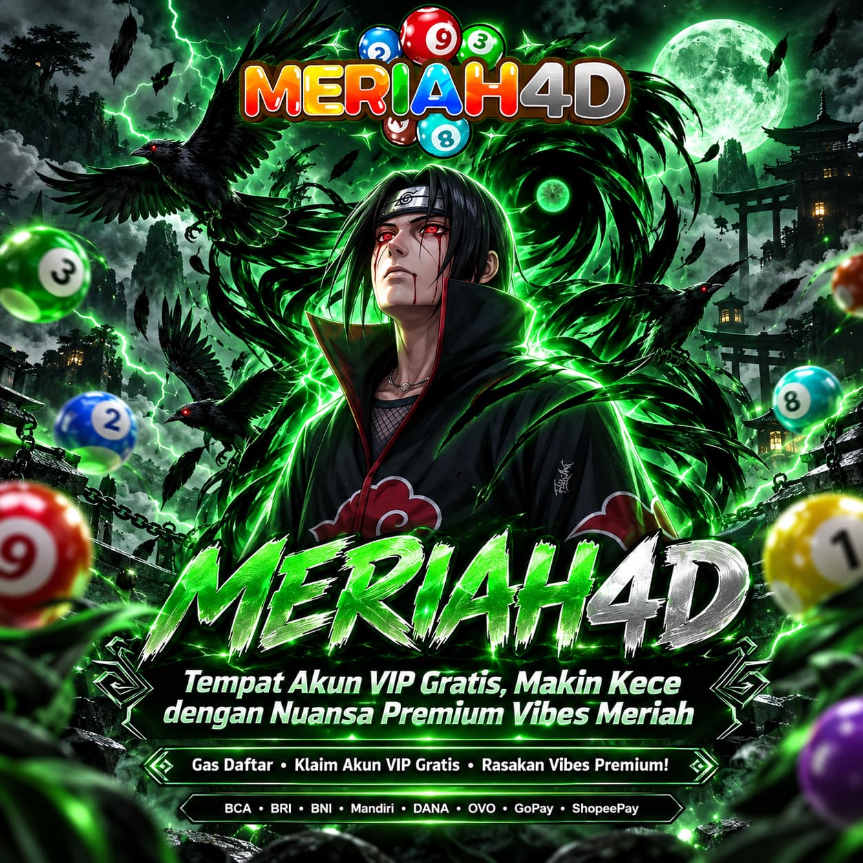 MERIAH4D Tempat Akun VIP Gratis Makin Kece dengan Nuansa Premium Vibes Meriah