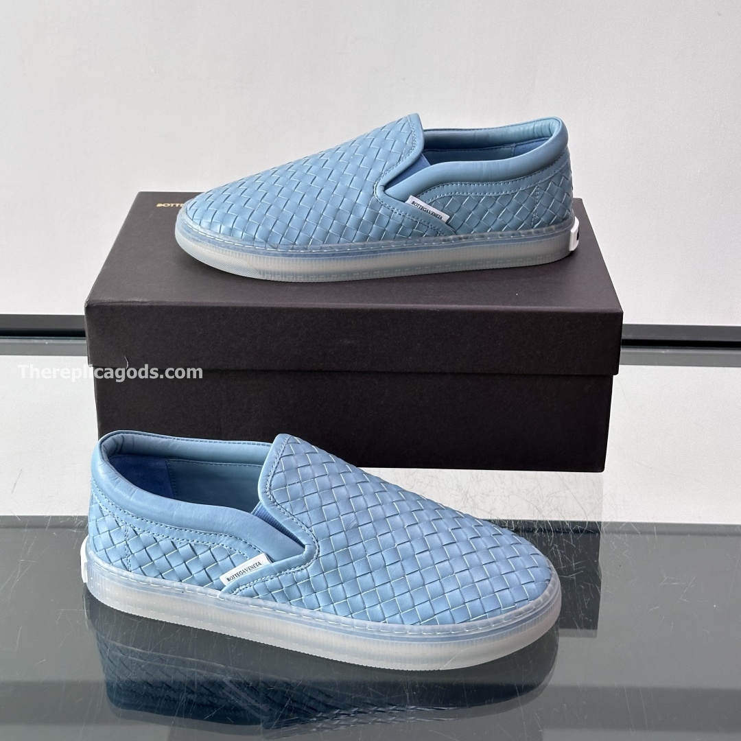 SERENA SNEAKERS BLUE SOFT LEATHER - BV35
