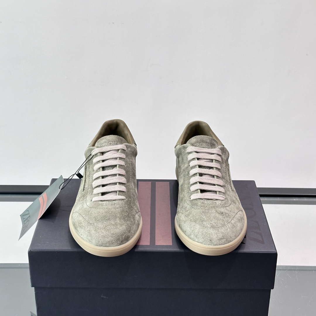 232 SUEDE SNEAKERS KHAKI LEATHER