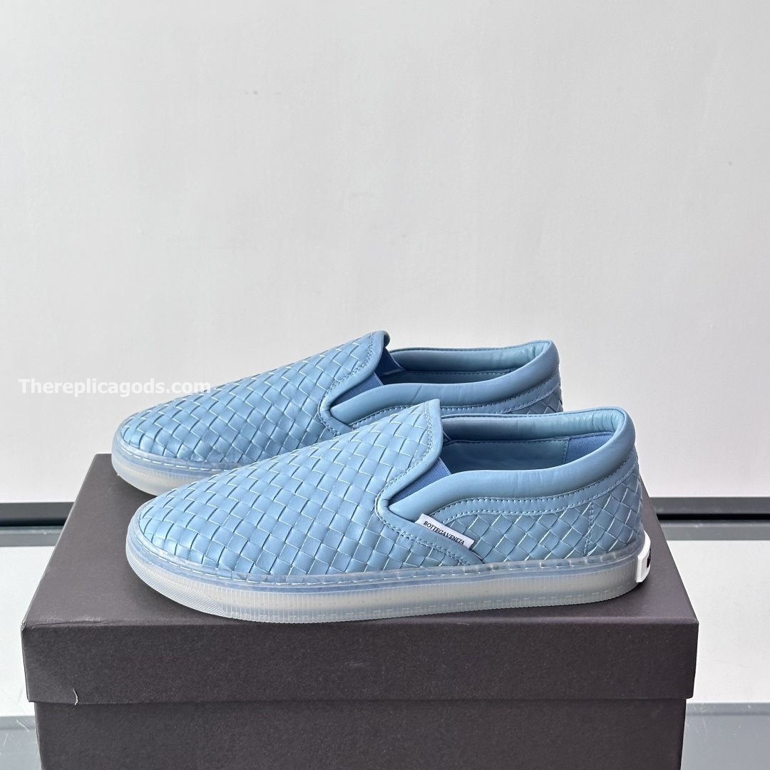 SERENA SNEAKERS BLUE SOFT LEATHER - BV35
