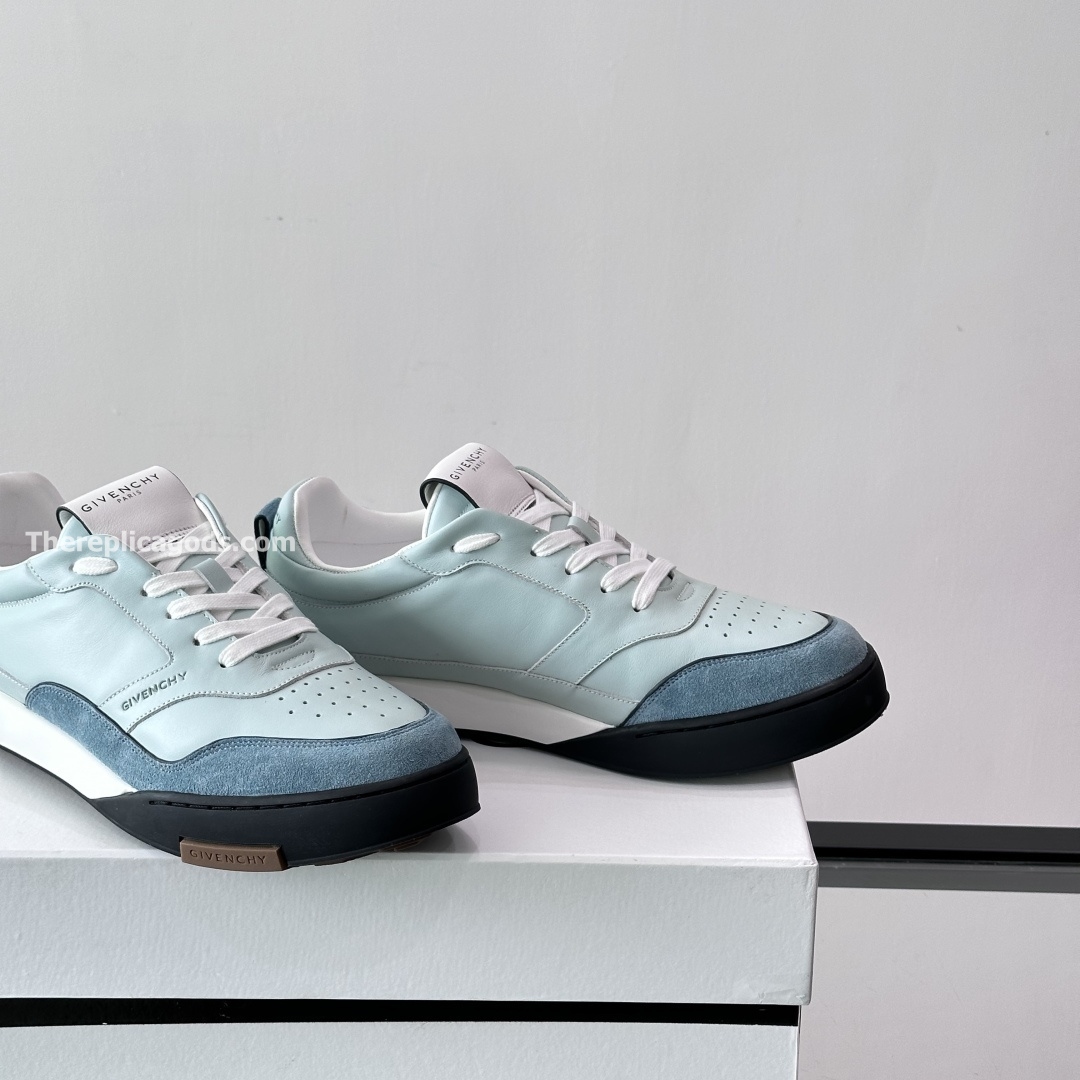 YARD SNEAKERS LIGHT BLUE LEATHER - GVC159