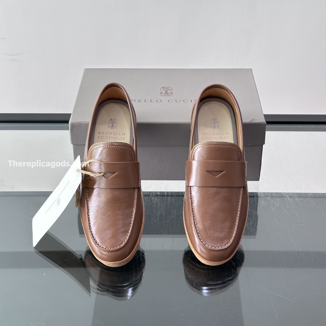 PENNY LOAFERS IN BROWN, photo 5