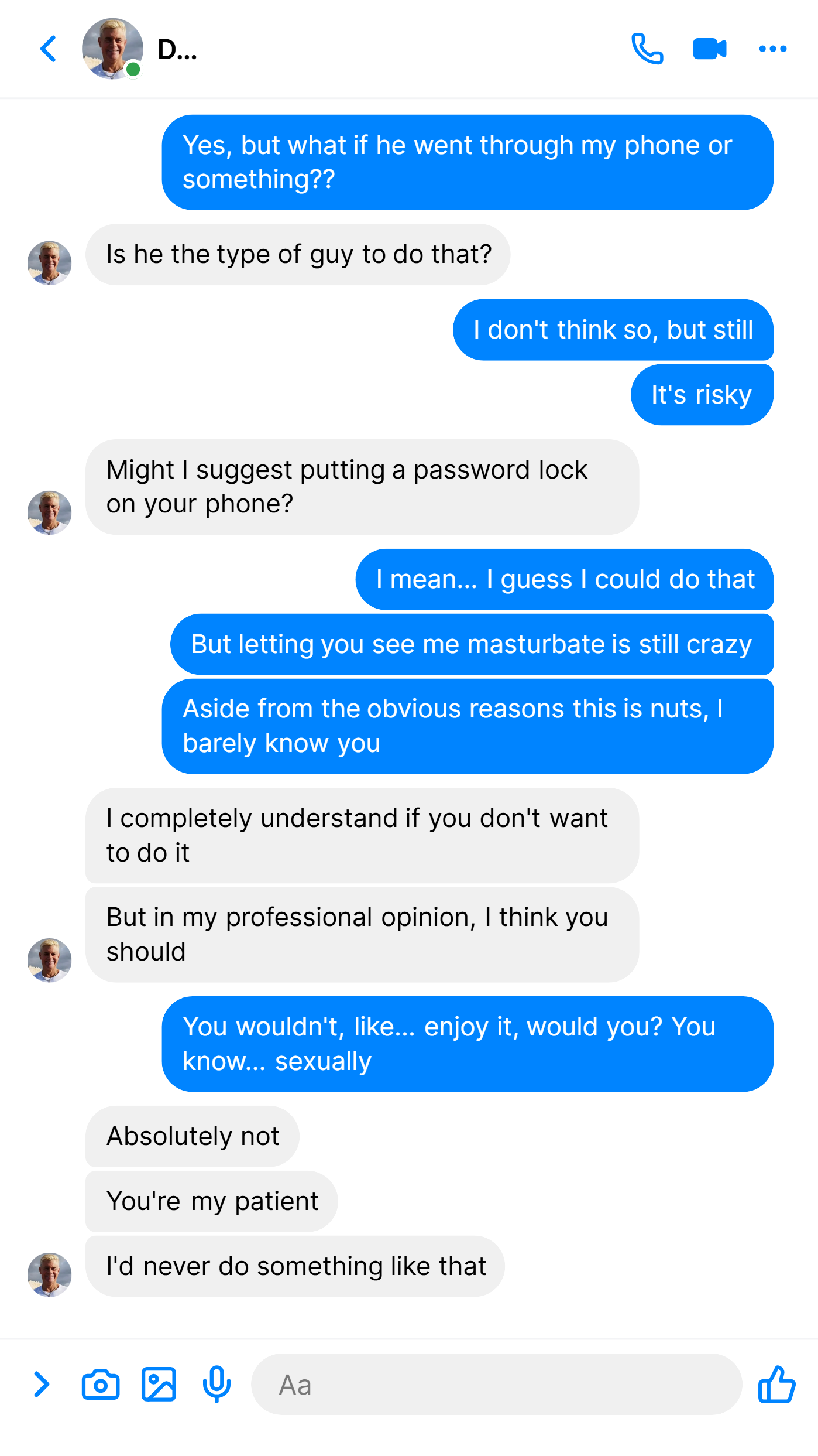 Therapy with Boyfriend's Dad - Part 1 (Cheating/NTR themes), image 33