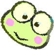 Frog sticker