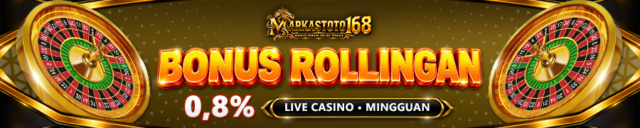 BONUS ROLLINGAN LIVE CASINO 0.8%