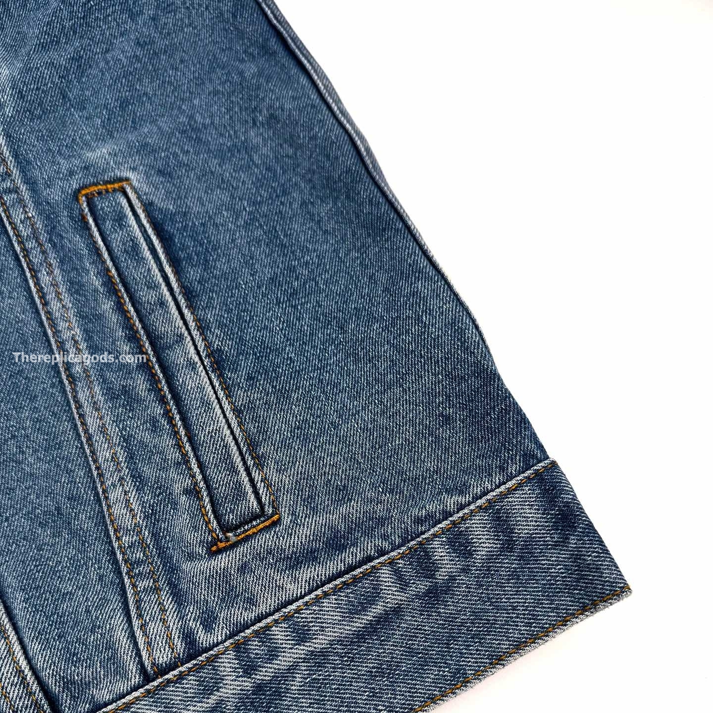 ANAGRAM DENIM JACKET IN BLUE
