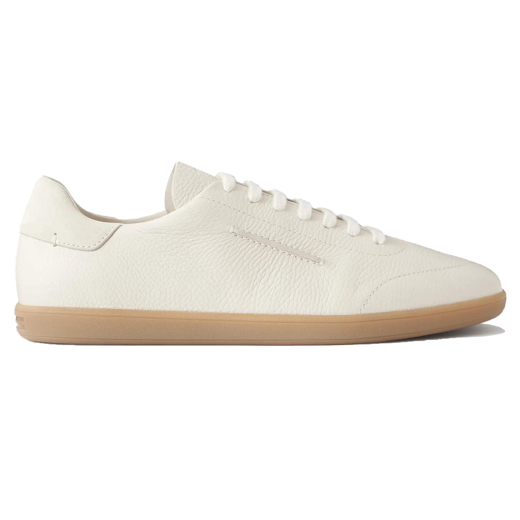 232 LOW-TOP SNEAKERS WHITE GRAINED LEATHER