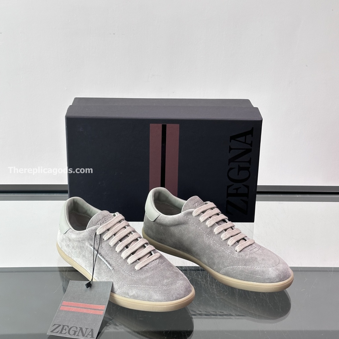 232 SUEDE SNEAKERS GREY LEATHER
