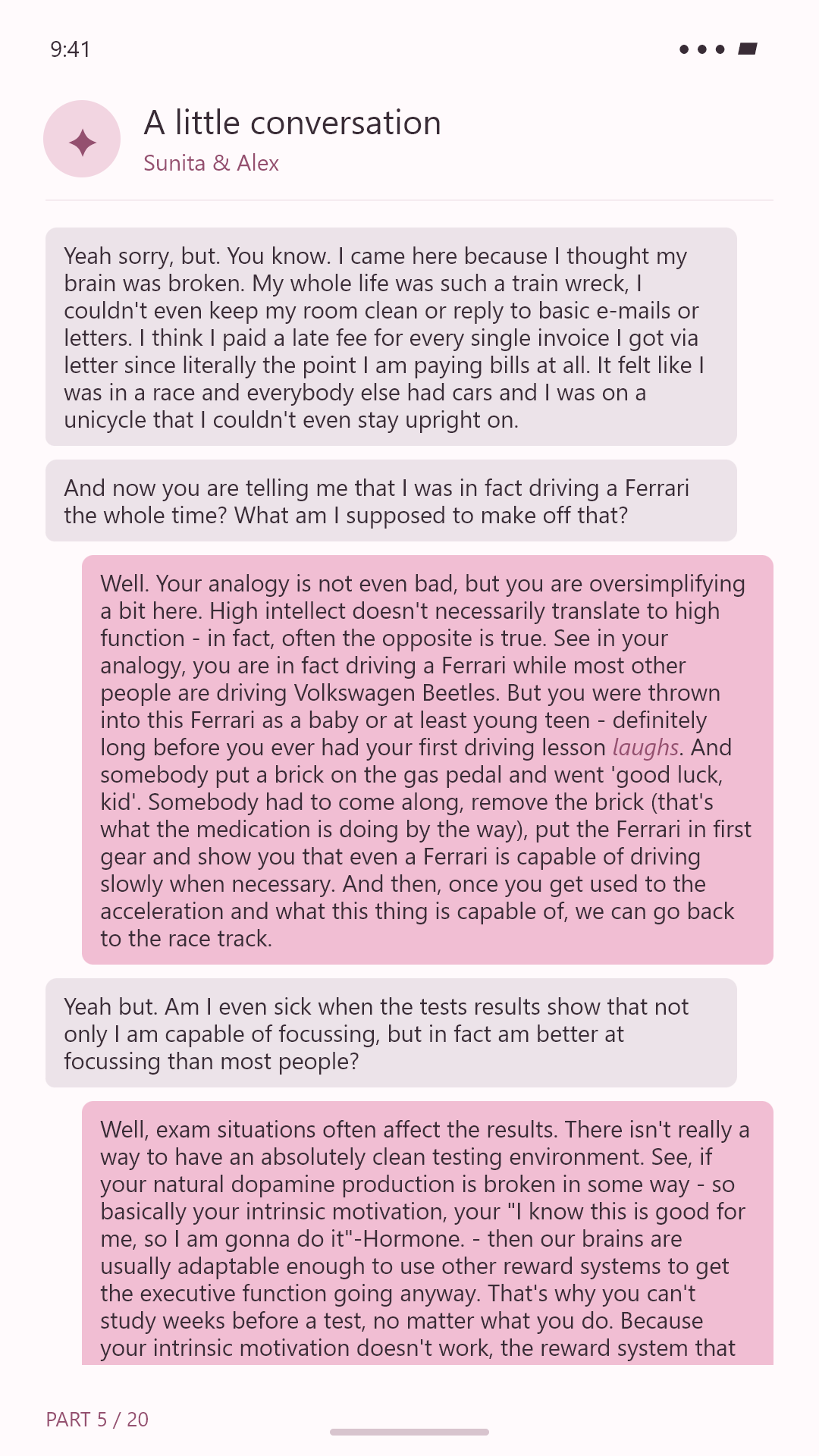 My new therapist is finally getting to the bottom of it | Part 1 | [text-heavy, slow-burn], image 5