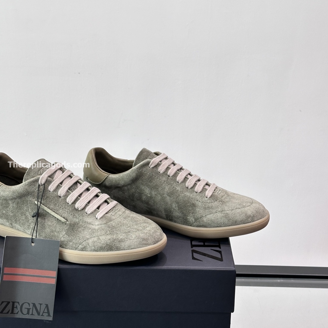 232 SUEDE SNEAKERS KHAKI LEATHER