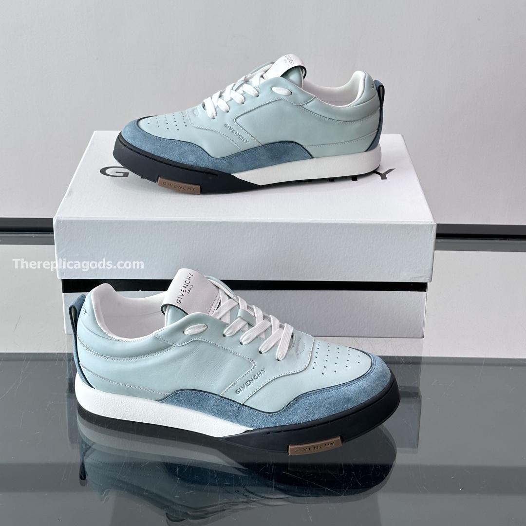 YARD SNEAKERS LIGHT BLUE LEATHER - GVC159