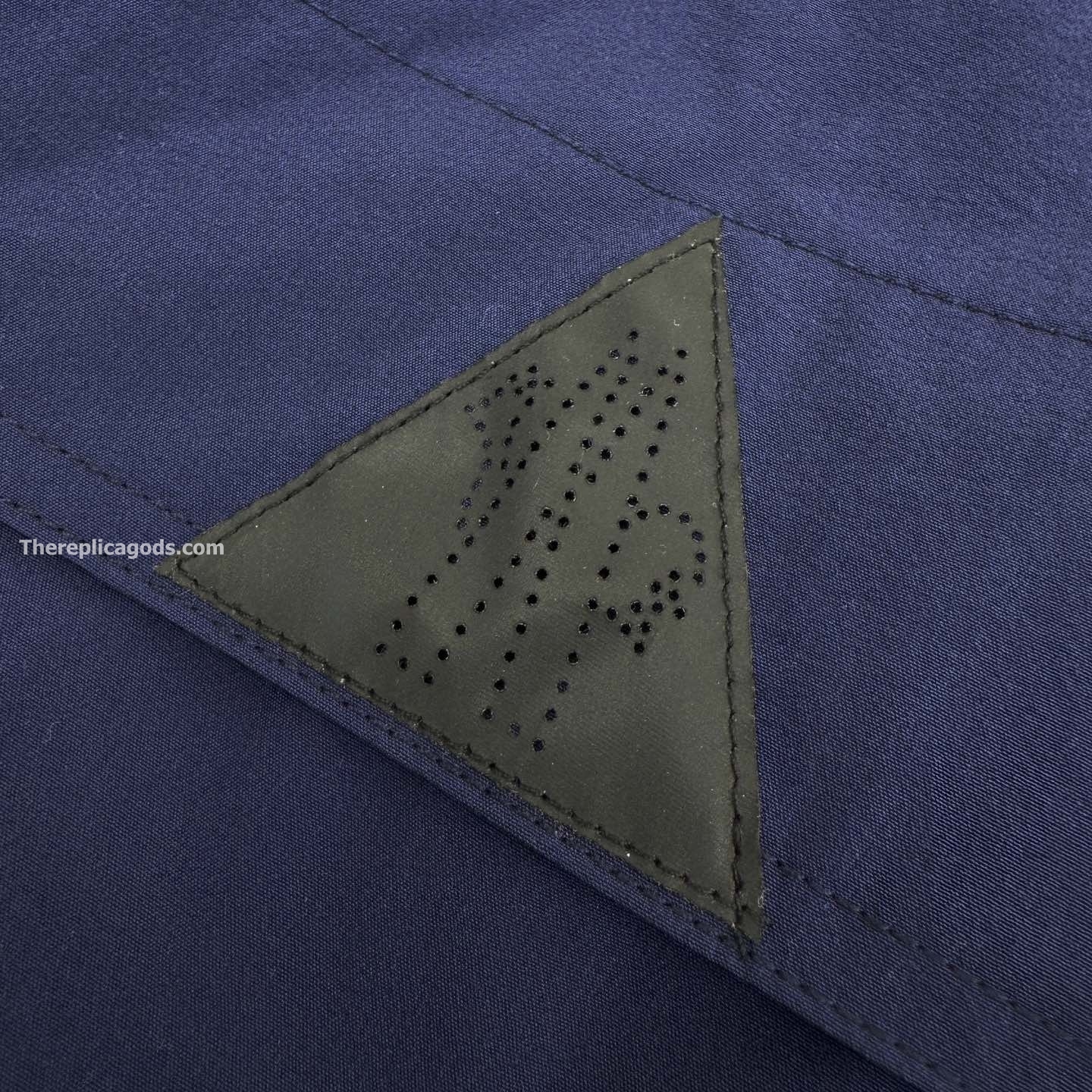 BLUE TARA STRETCH NYLON UTILITY JACKET