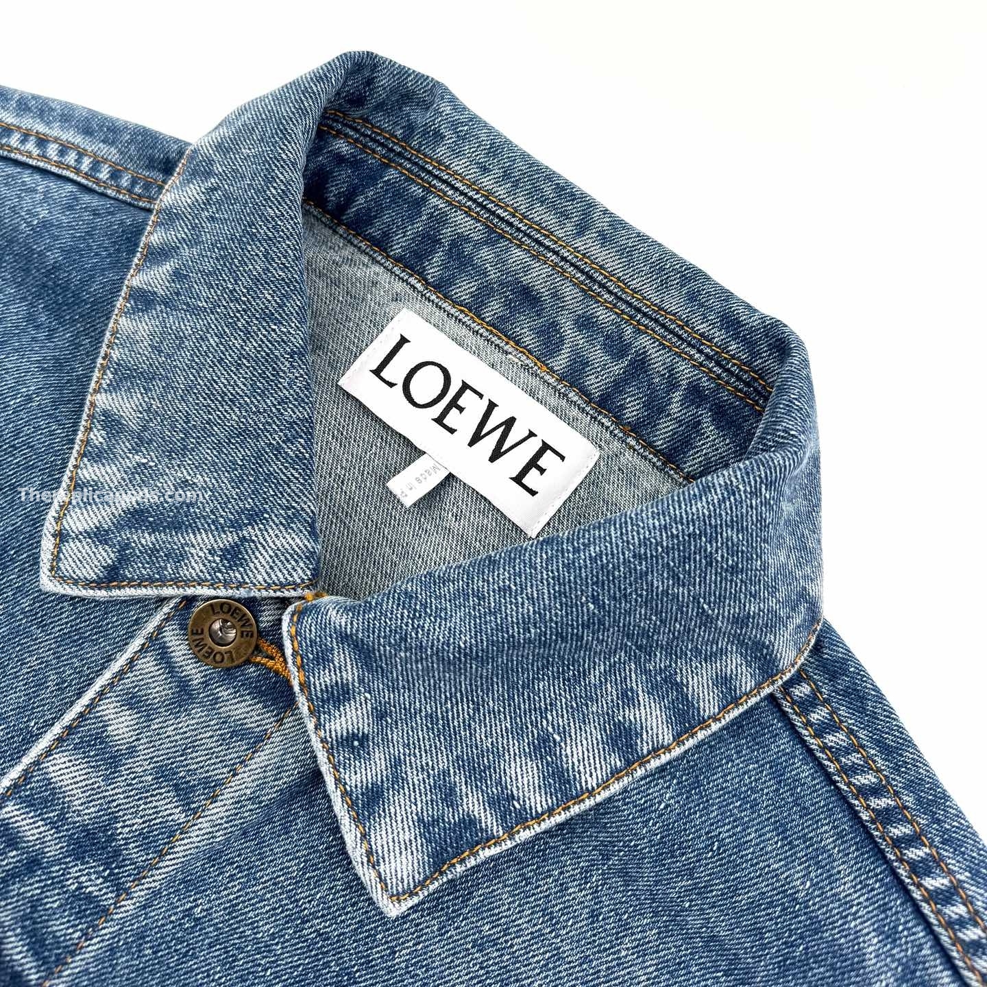 ANAGRAM DENIM JACKET IN BLUE