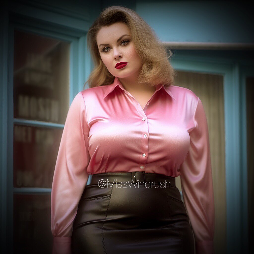 Full Figured Satin Blouse Beauty - Image Chest - Free Image Hosting And  Sharing Made Easy