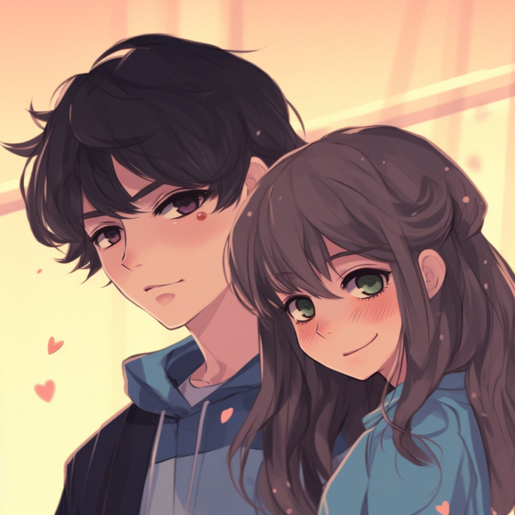 Holding Hands, Cherry Blossom Background - premium anime pfp couple  aesthetic - Image Chest - Free Image Hosting And Sharing Made Easy