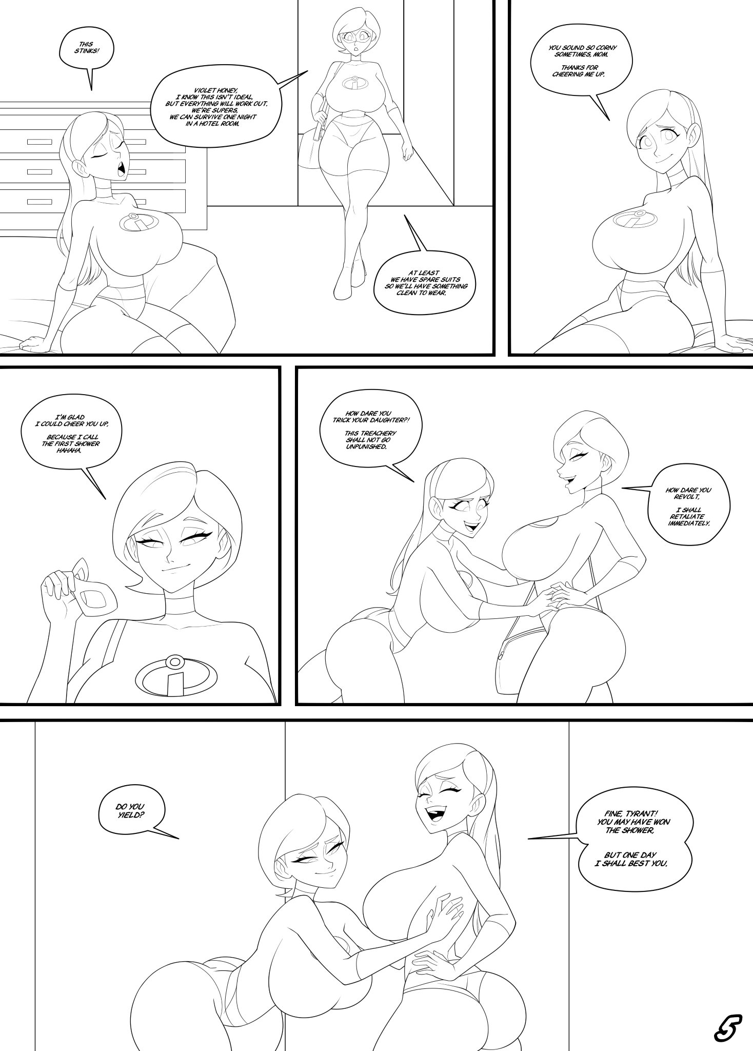Incestibles: Helen's Stretchy Situation pg 5