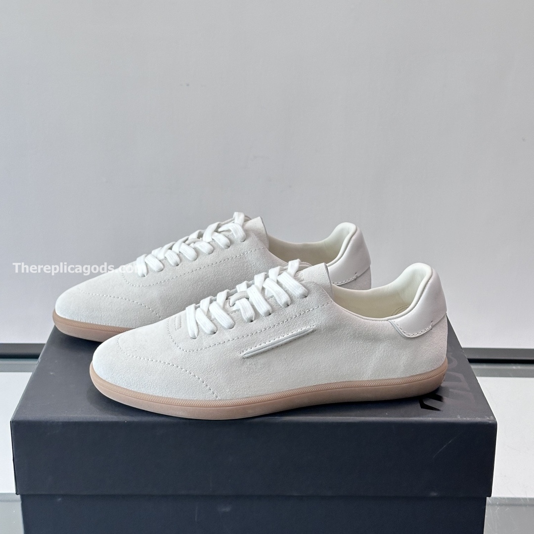 232 SUEDE SNEAKERS IN WHITE, photo 5