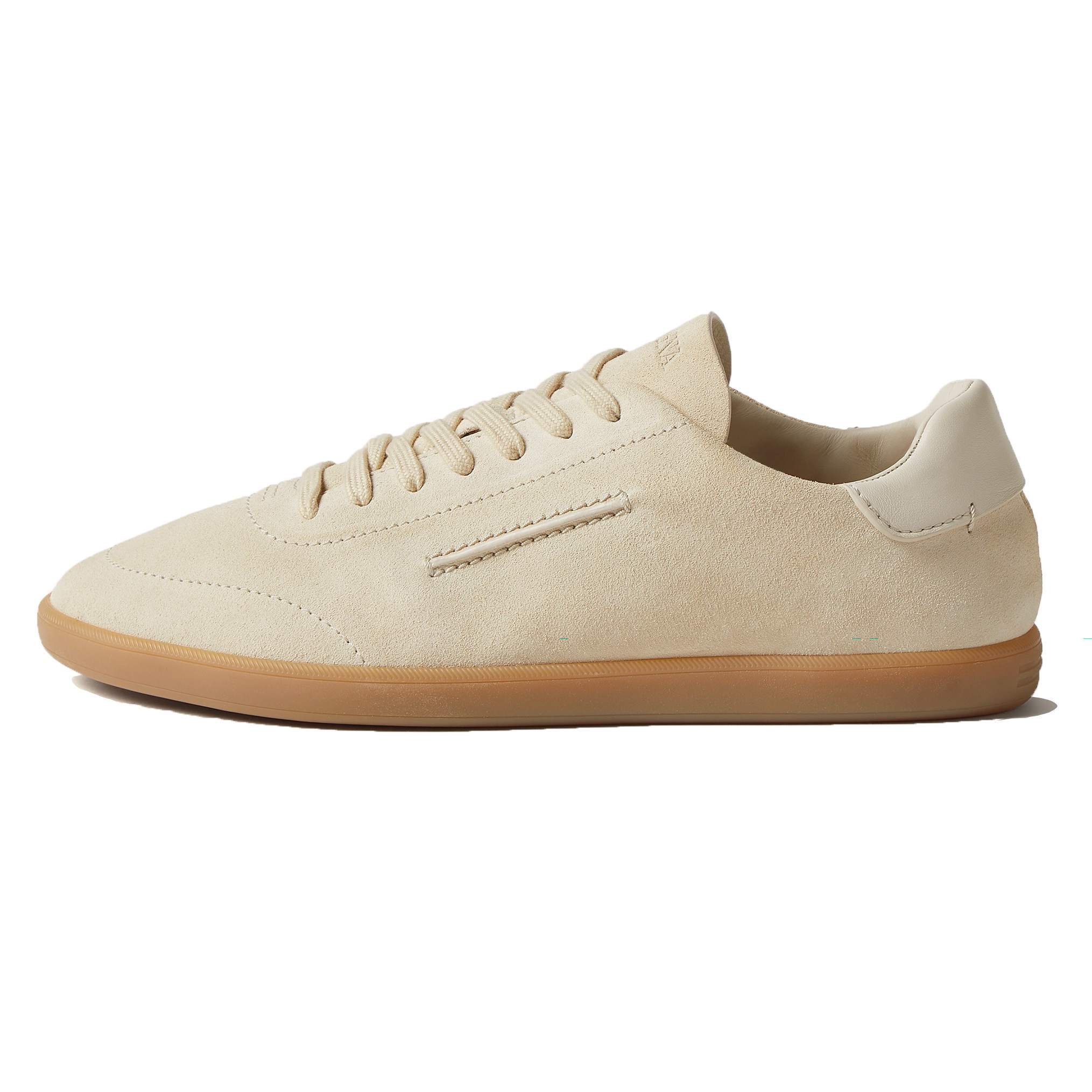 232 SUEDE SNEAKERS IN WHITE