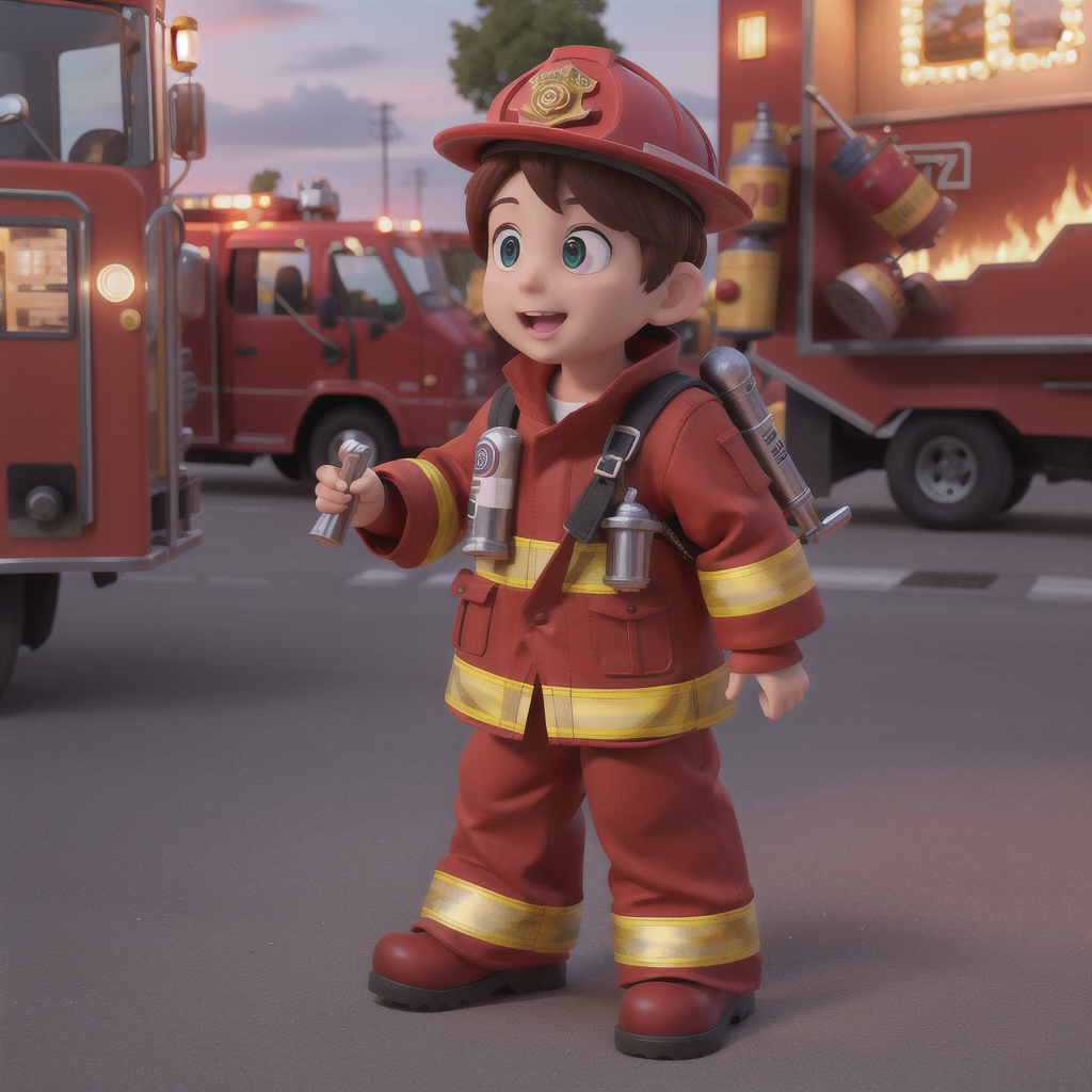 Firefighter Anime Girl PNG Transparent Images Free Download | Vector Files  | Pngtree