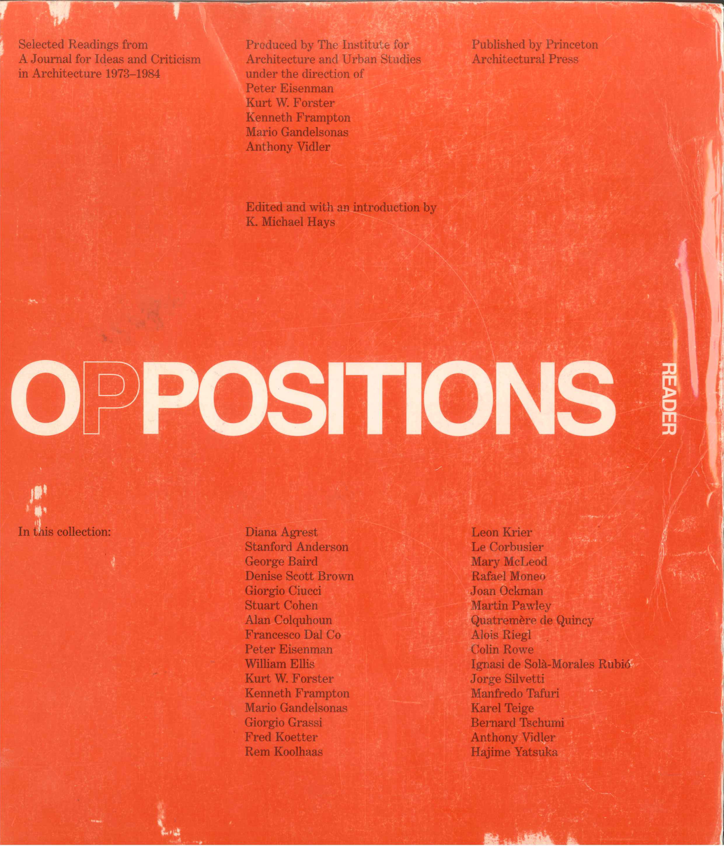 Oppositions Reader (1973-1984)