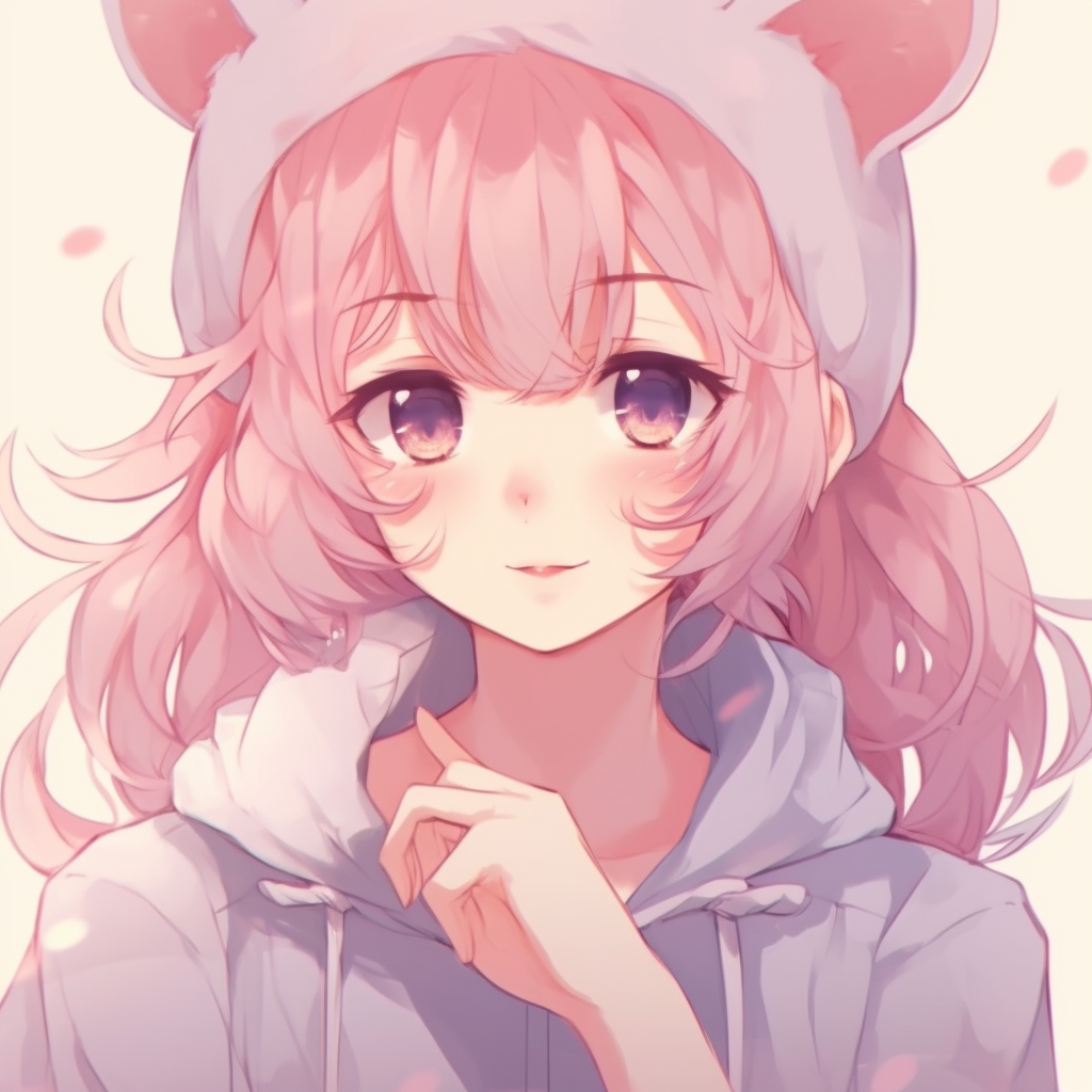 Pink haired anime catgirl: A classic Discord pfp. : r/ThisAnimeDoesNotExist
