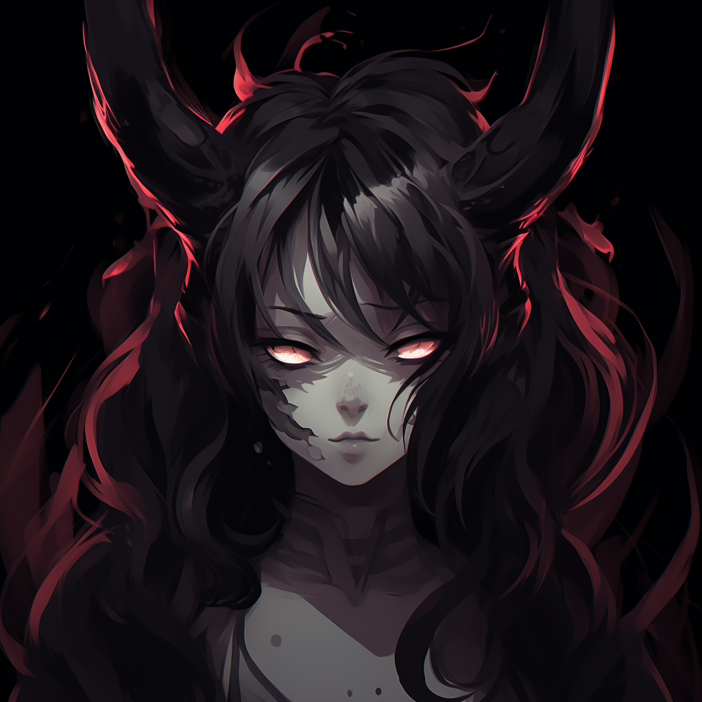 Image For Post | A portrait of a demon girl with serene expression, featuring soft colors and gentle lines. anime demon girl pfp ideas pfp for discord. - [Anime Demon PFP Collection](https://hero.page/pfp/anime-demon-pfp-collection)