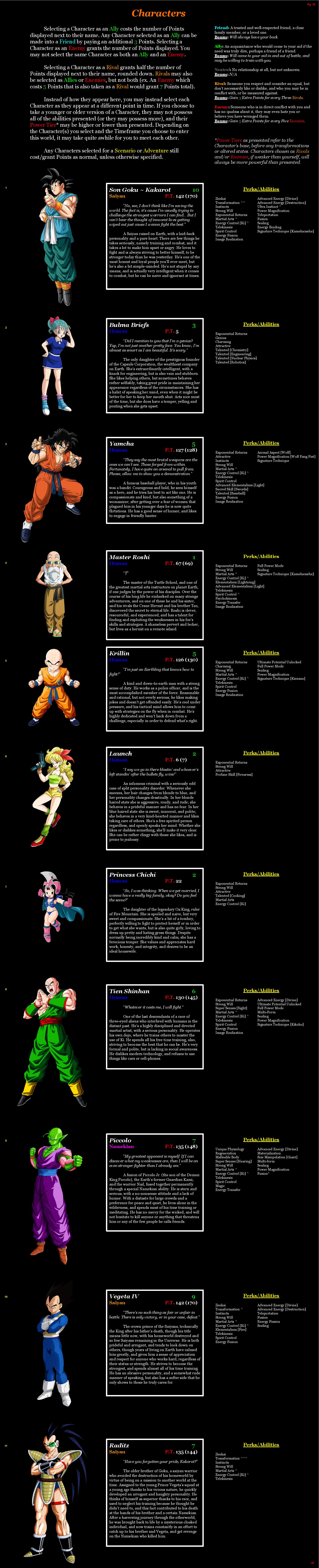 Dragon Ball CYOA v4 - Image Chest - Free Image Hosting And Sharing Made ...