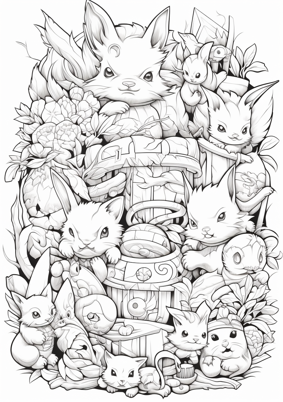 Pikachu and Friends Uniting Forces - Wallpaper - Image Chest - Free ...