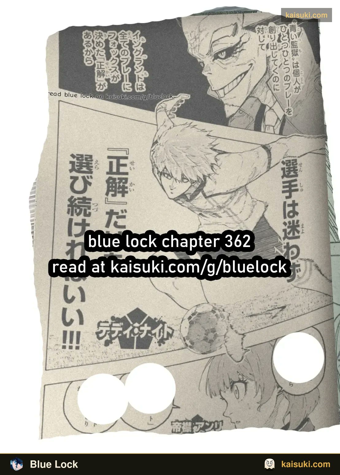 Blue Lock Spoilers & RAW Chapter 362 - Page 4