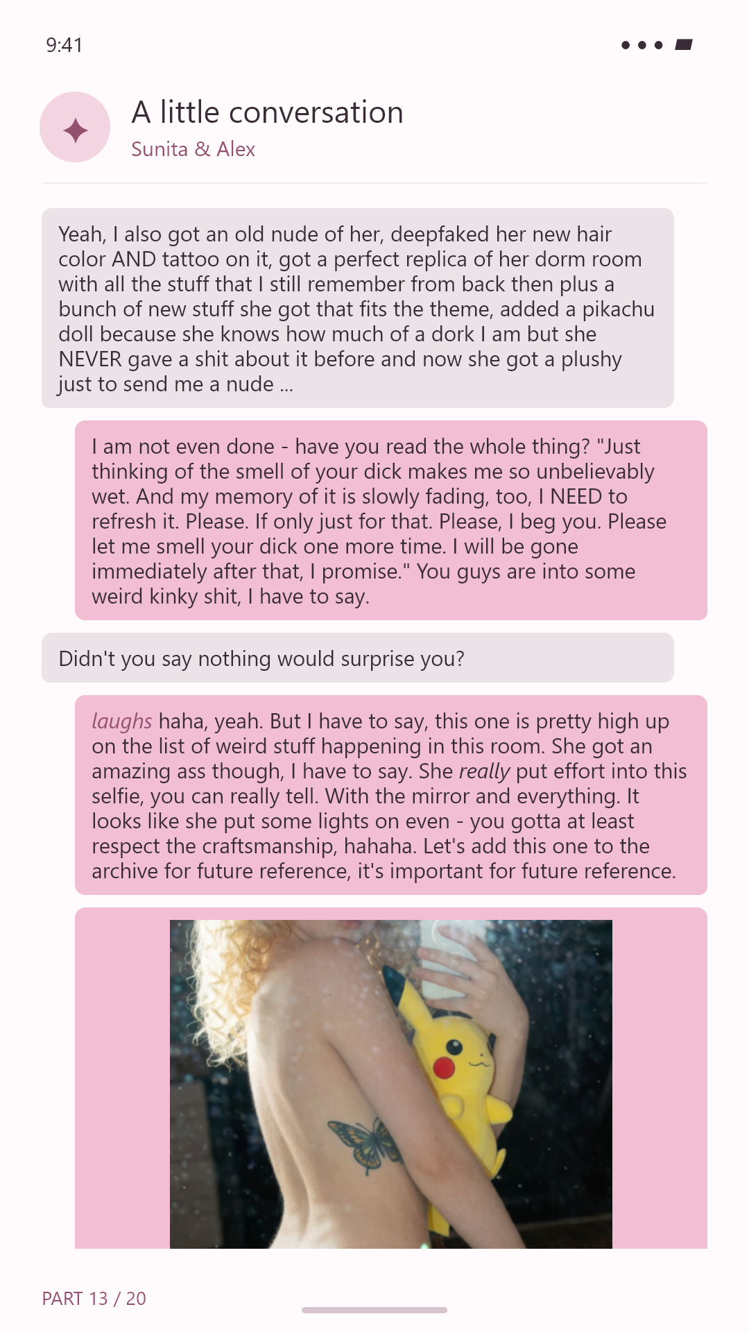 My new therapist is finally getting to the bottom of it | Part 1 | [text-heavy, slow-burn], image 13