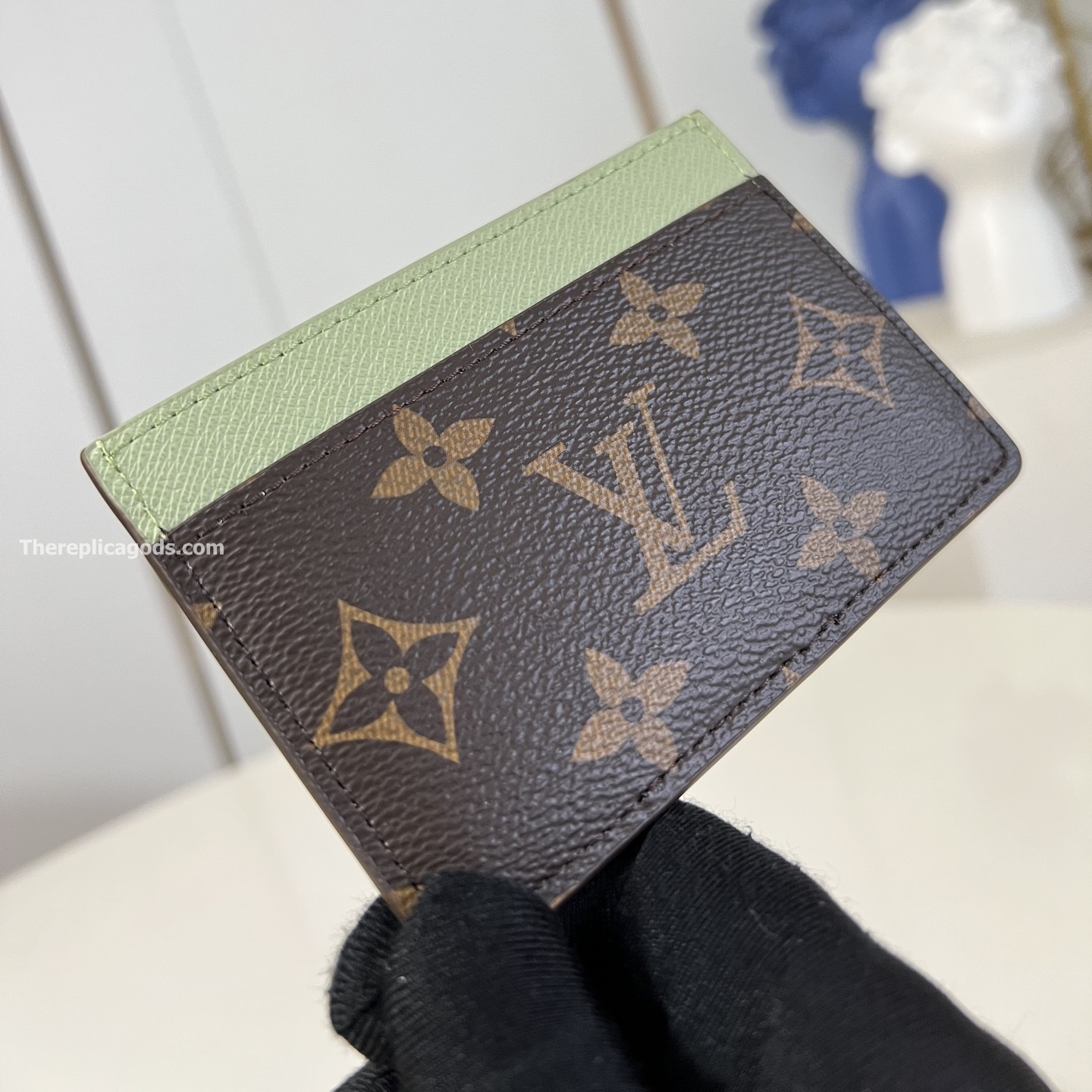 LV x TM CARD HOLDER SAKURA BROWN MONOGRAM CANVAS M13429