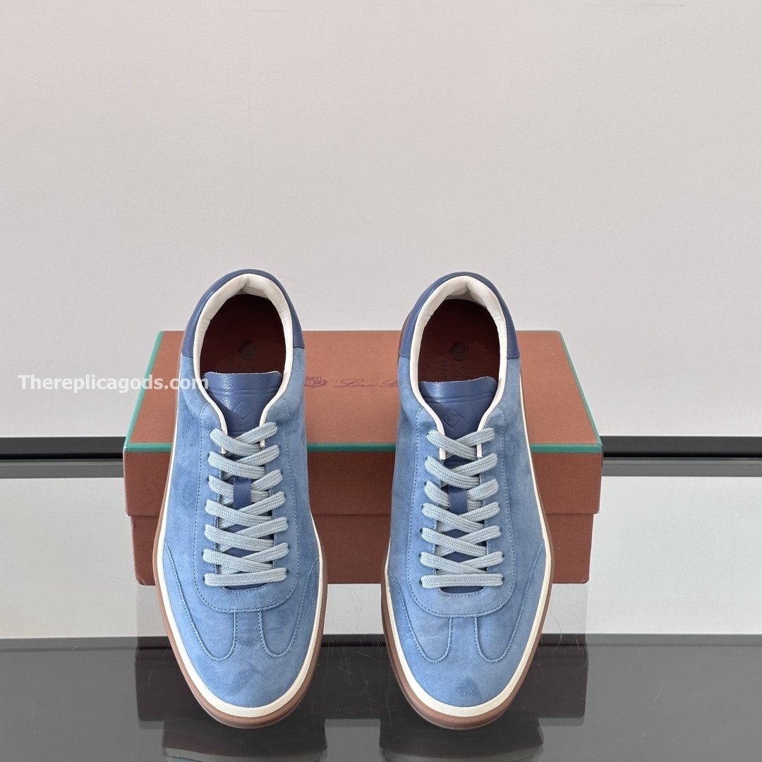 TENNIS WALK SNEAKERS SUEDE CALF SPLIT BLACK FIGS - LR73