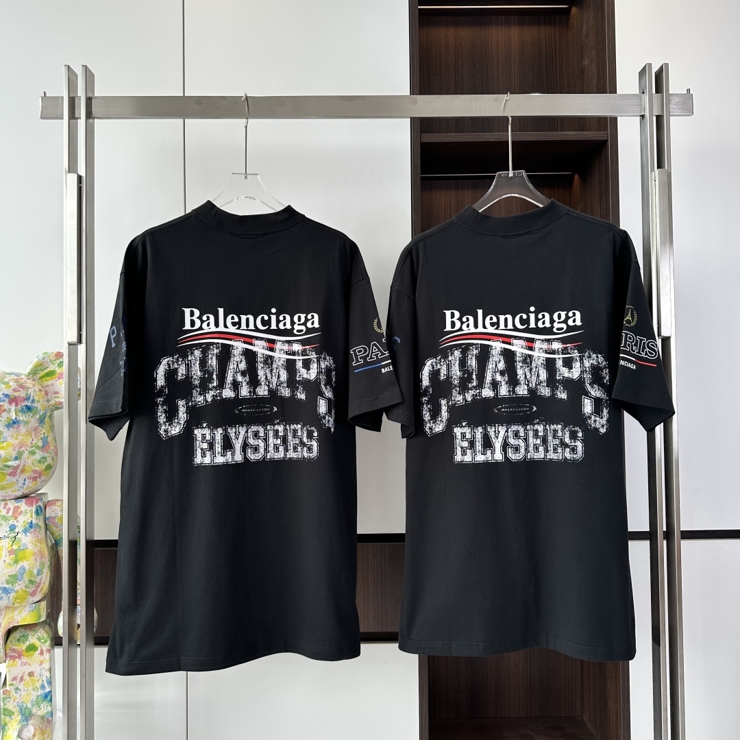 OVERLAYER POLITICAL CAMPAIGN T-SHIRT IN BLACK - TP595