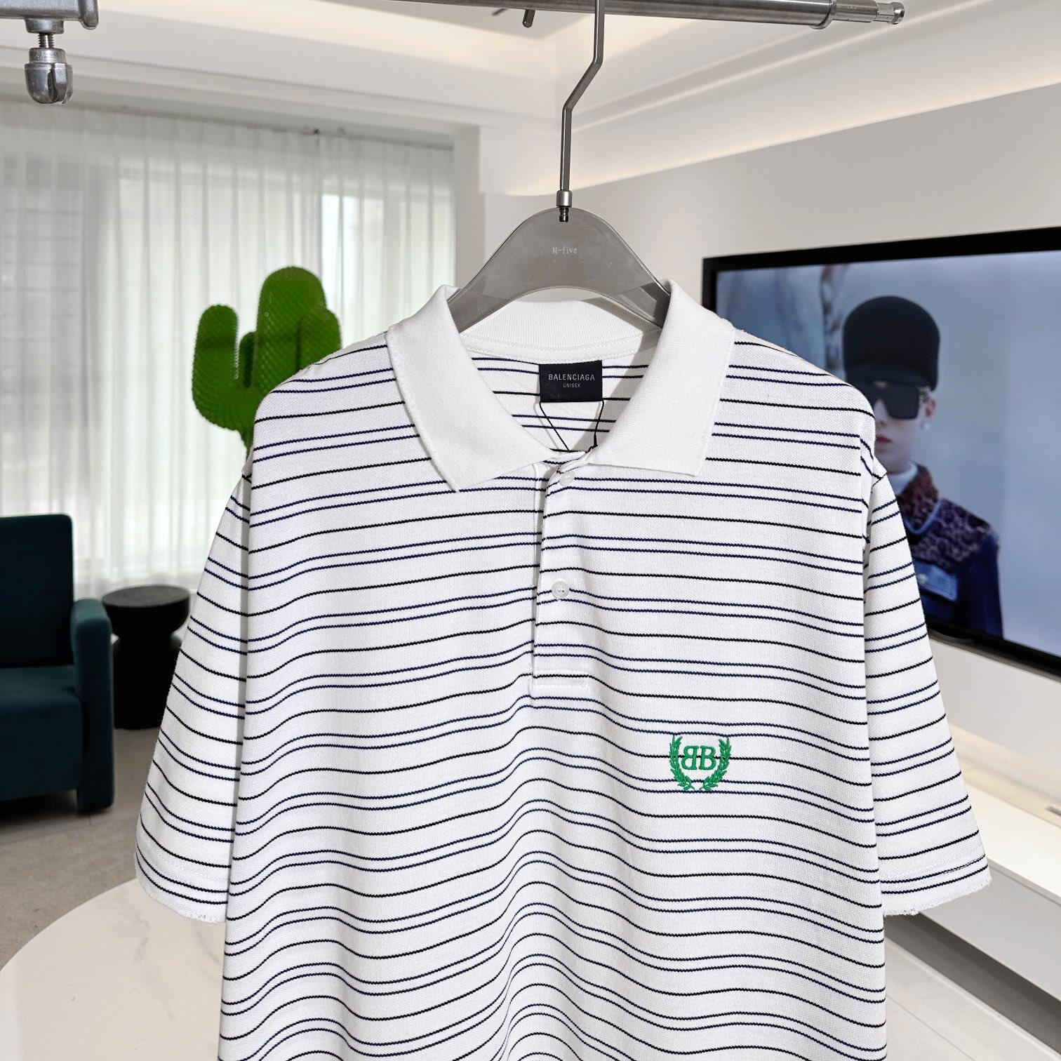 LOGO POLO SHIRT IN GREY - TP577