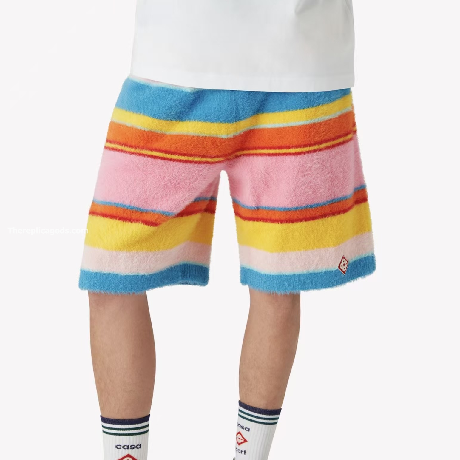 STRIPED SHORTS IN MULTICOLOR - TP687