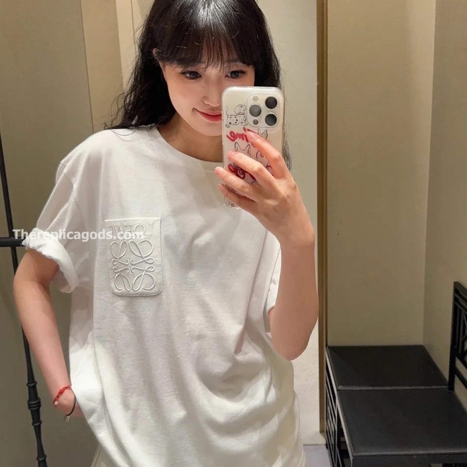 RELAXED FIT COTTON T-SHIRT IN WHITE - TP669