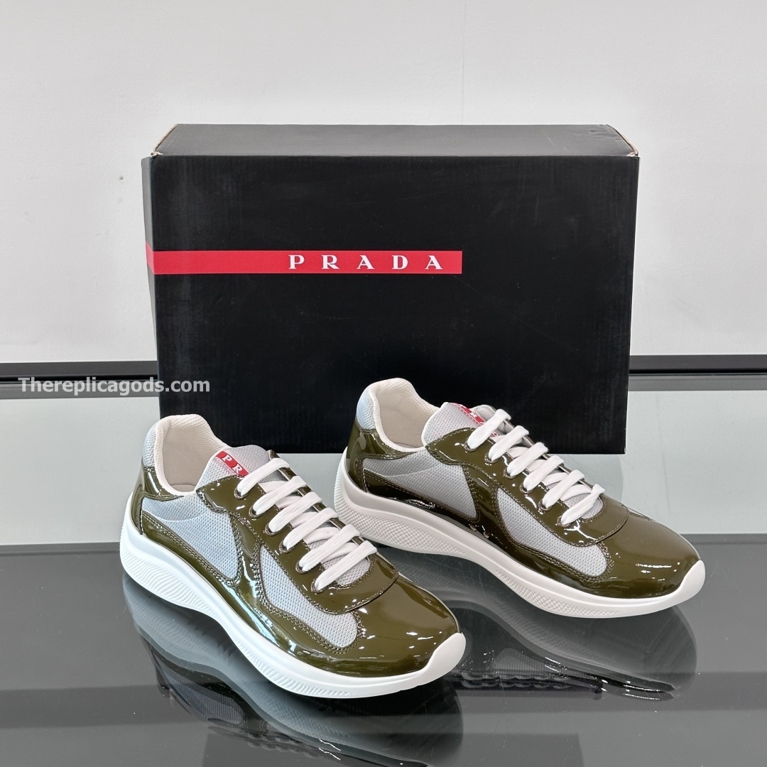 AMERICA'S CUP SNEAKERS IN LODEN GREEN- PD220