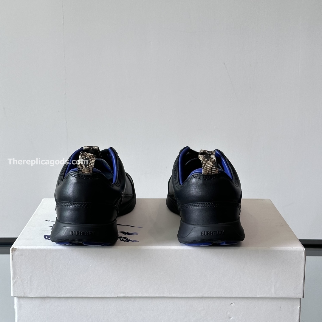 BLADE LEATHER LOW-TOP TRAINERS - BBR135