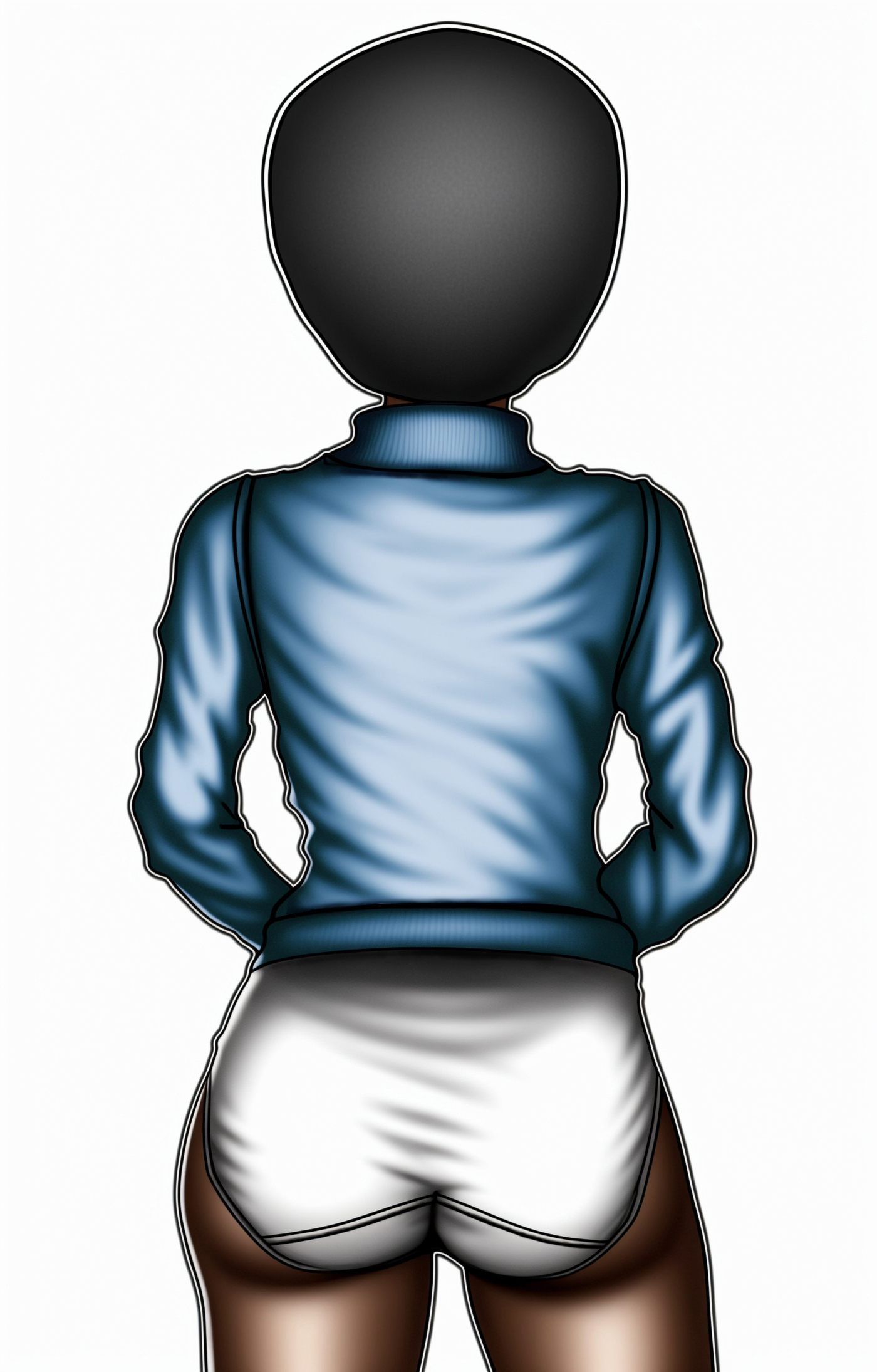 Georgia's Posterior (OC Georgia Harris); digital by me