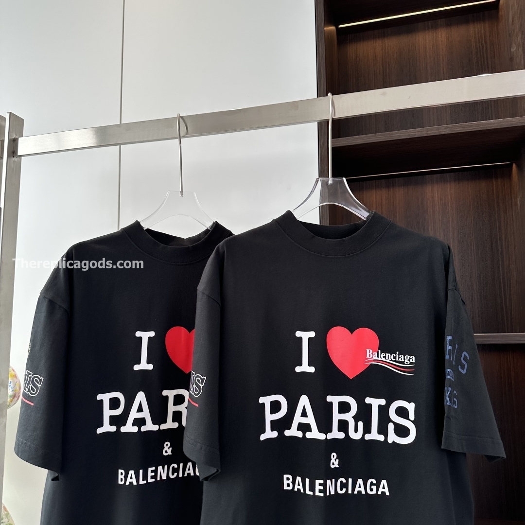 OVERLAYER POLITICAL CAMPAIGN T-SHIRT IN BLACK - TP595