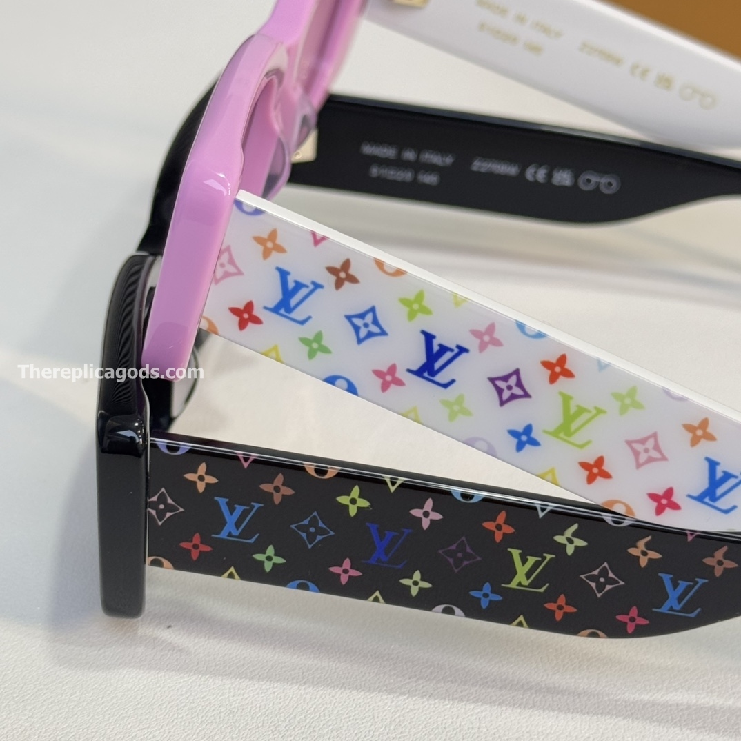 X TM MULTIGRAM CAT EYE SUNGLASSES Z2709W - SG191