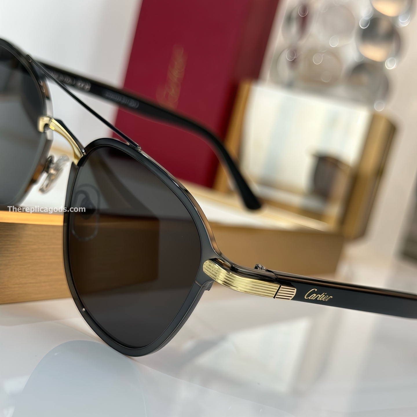 C DE CARTIER SIGNATURE SUNGLASSES CT0012S - SG137