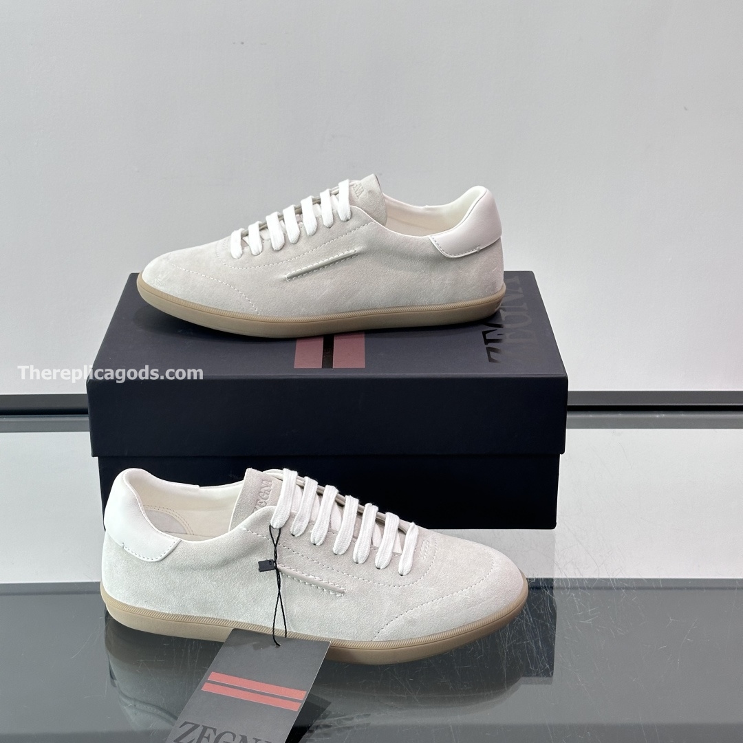 232 SUEDE SNEAKERS WHITE LEATHER, photo 5
